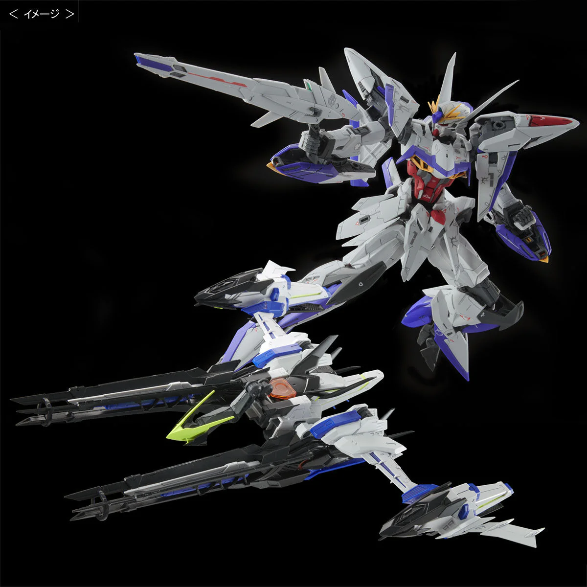 Bandai MG 1/100 Eclipse Gundam + Raijin Striker Model Kit - Image 9