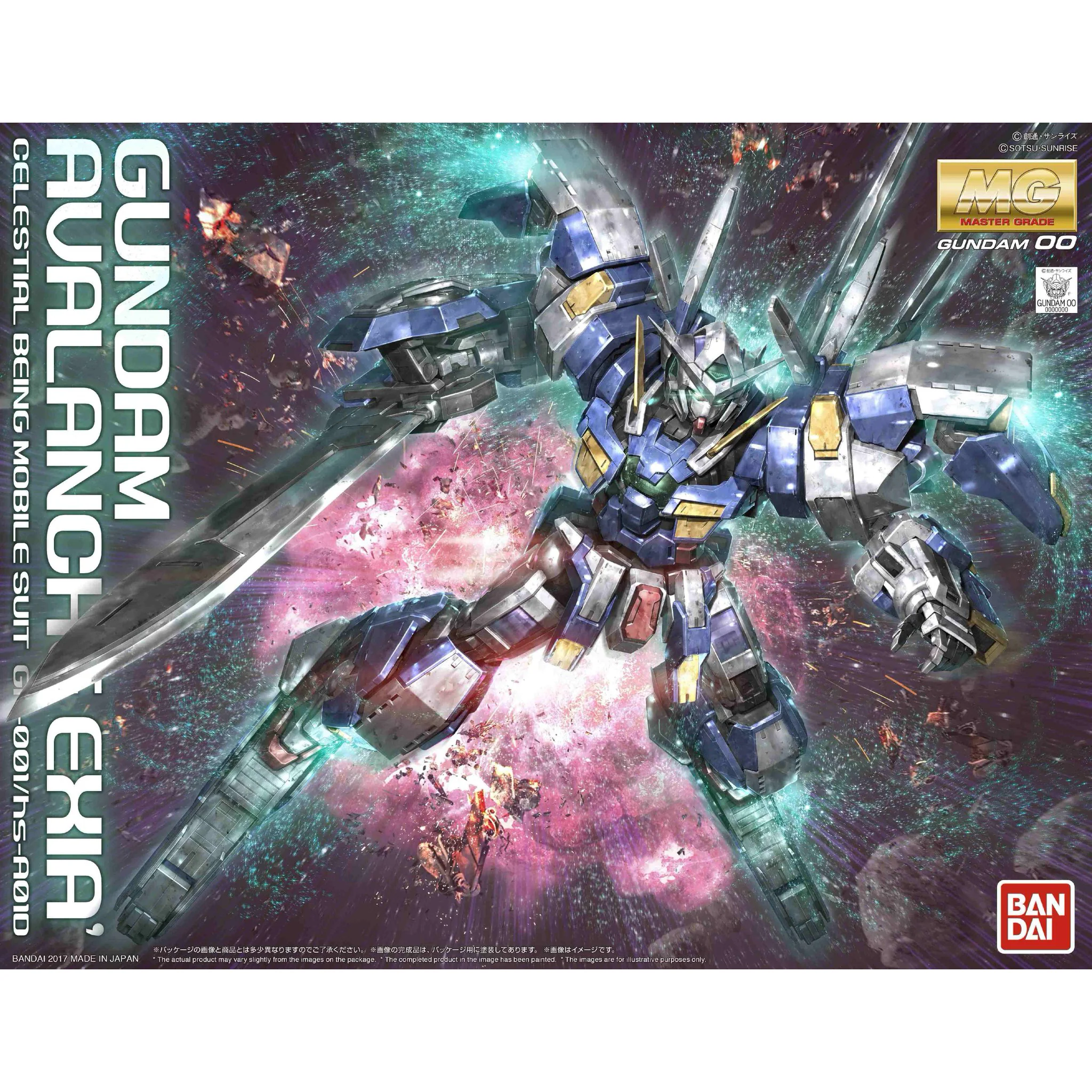 Bandai MG 1/100 GN-001/hs-A01D Gundam Avalanche Exia Model Kit - Image 10