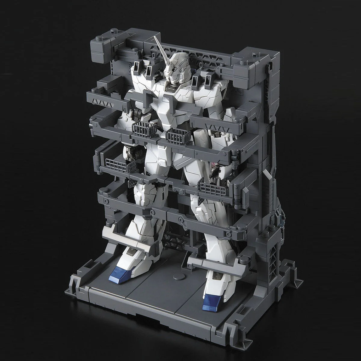 Bandai MG 1/100 RX-0 Unicorn Gundam HD COLOR + MS CAGE Model Kit - Image 3