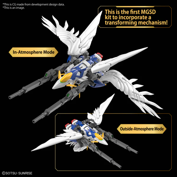 Bandai MGSD Master Grade SD Wing Gundam Zero Model Kit - Image 16