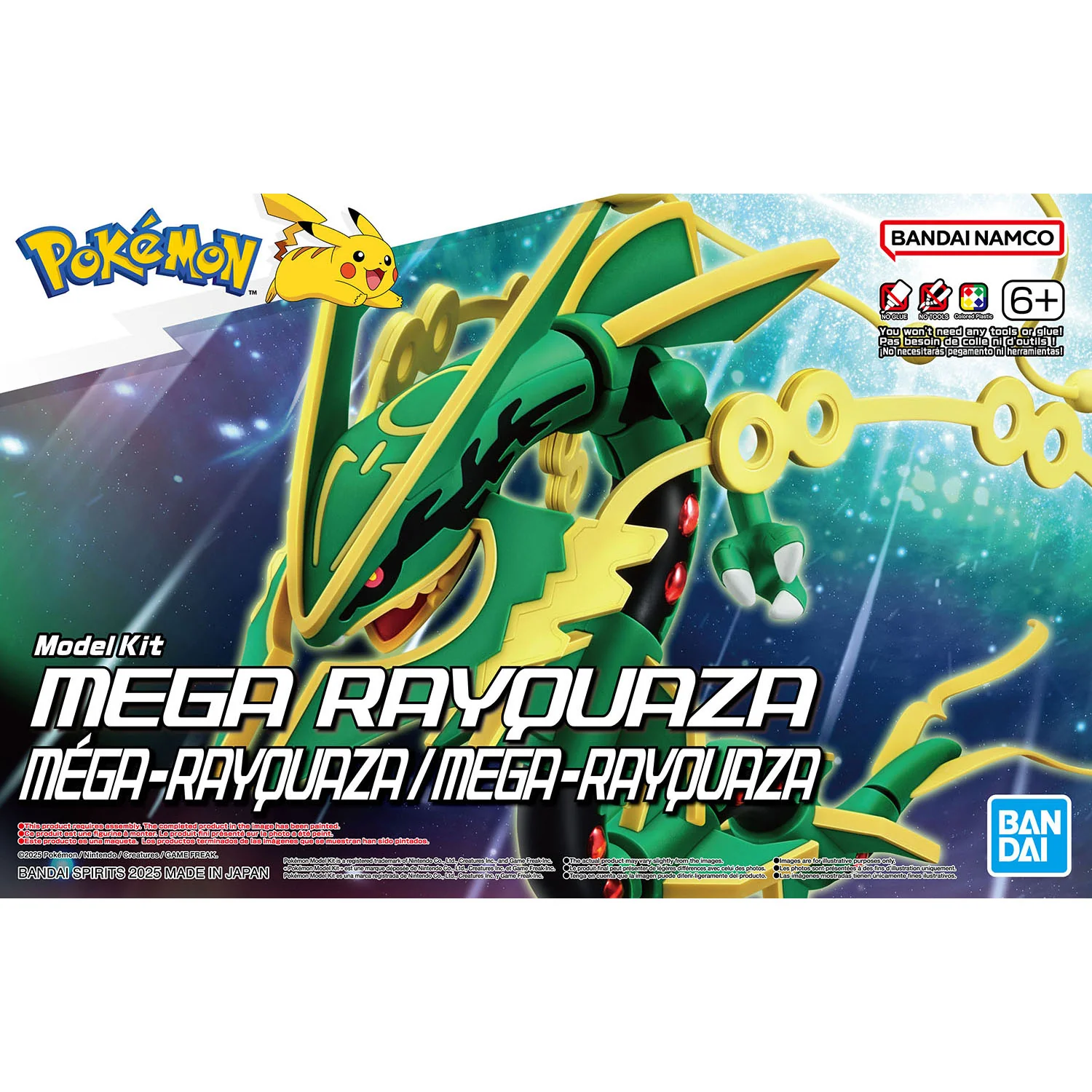 Bandai Pokemon Plamo Collection #61 Mega Rayquaza Model Kit
