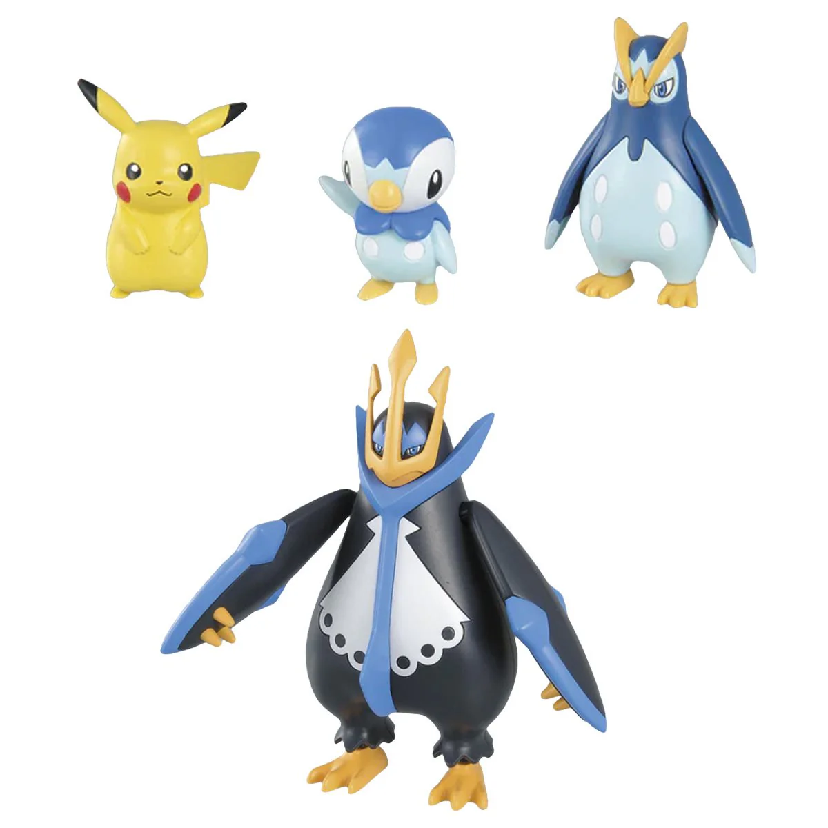 Bandai Pokemon Plamo Collection Empoleon Evolution Set Model Kit