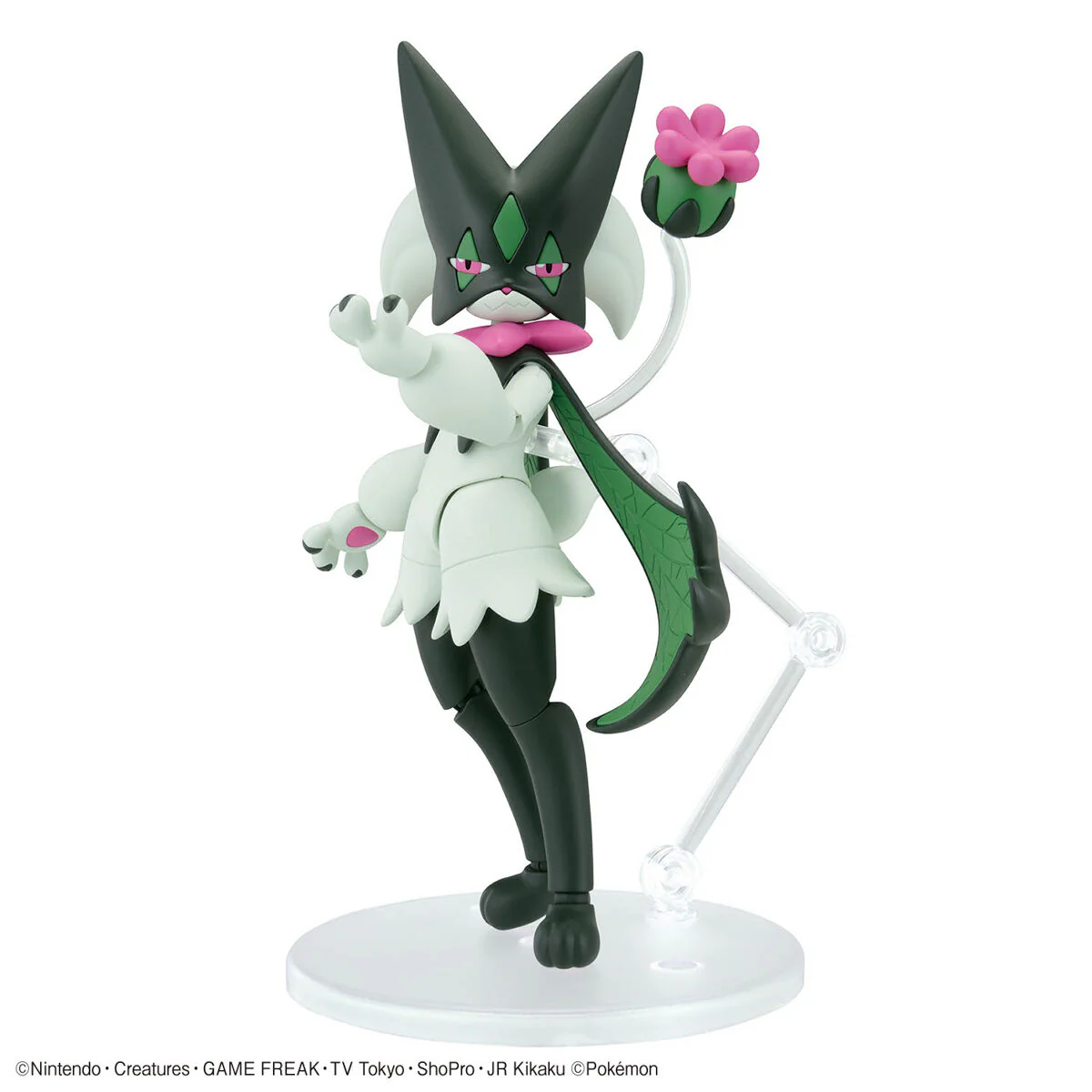 Bandai Pokemon Plamo Collection #56 Meowscarada Model Kit - Image 6