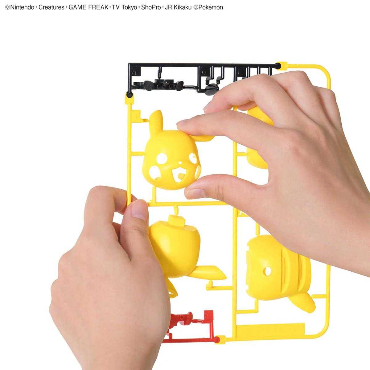 Bandai Pokemon Plamo Collection Quick!! 01 Pikachu Model Kit - Image 5