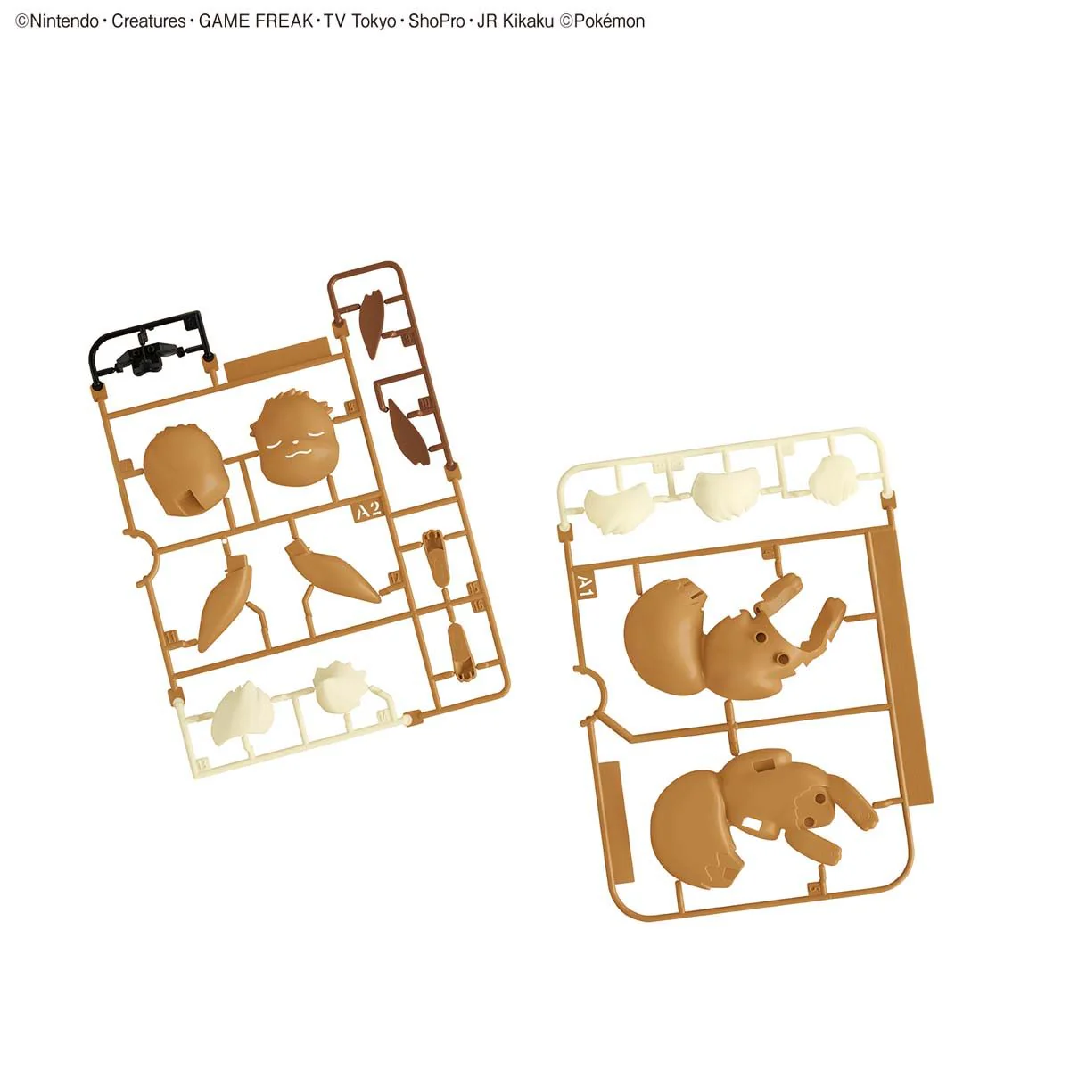 Bandai Pokemon Plamo Collection Quick!! 07 Eevee (Sleeping Pose) Model Kit - Image 3