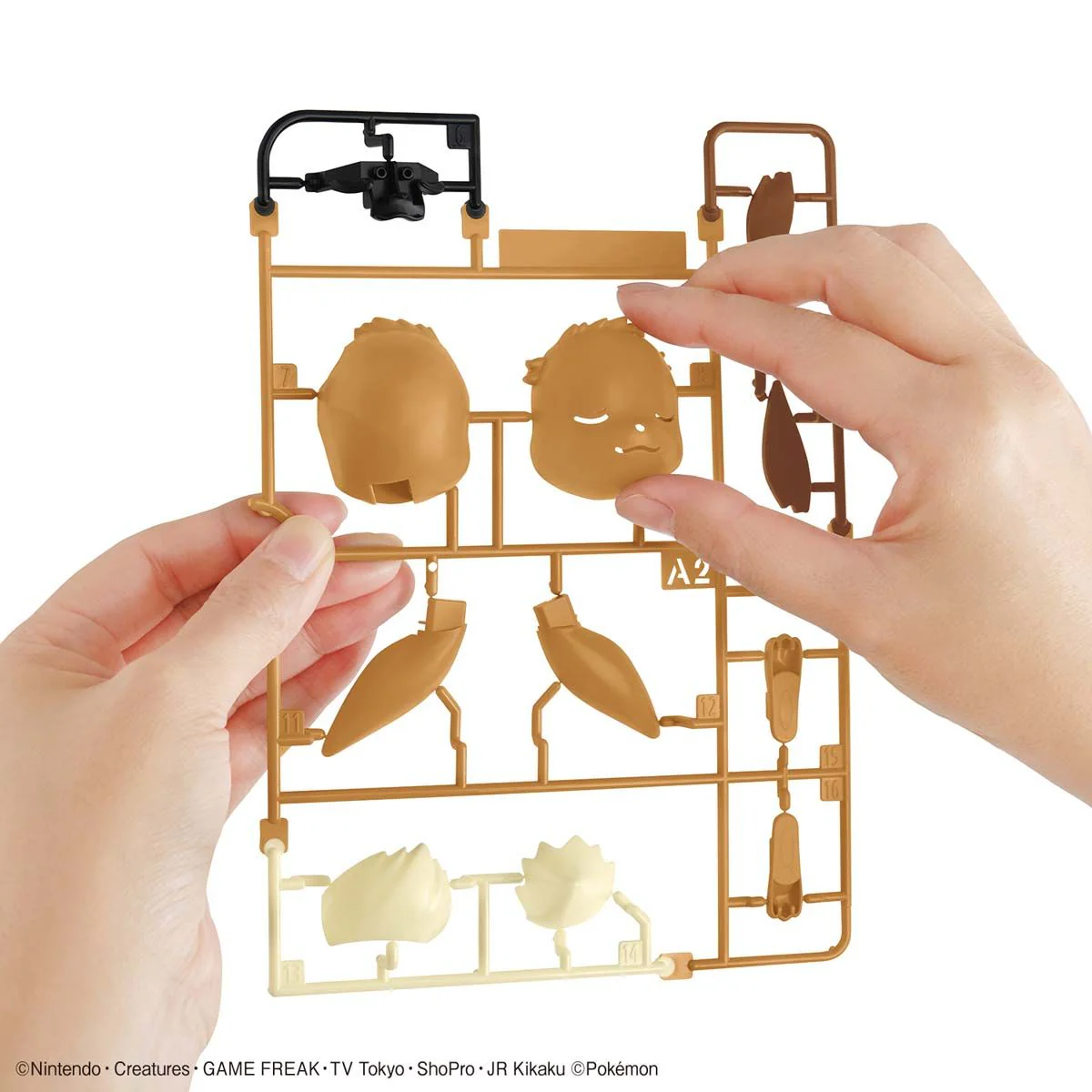 Bandai Pokemon Plamo Collection Quick!! 07 Eevee (Sleeping Pose) Model Kit - Image 5