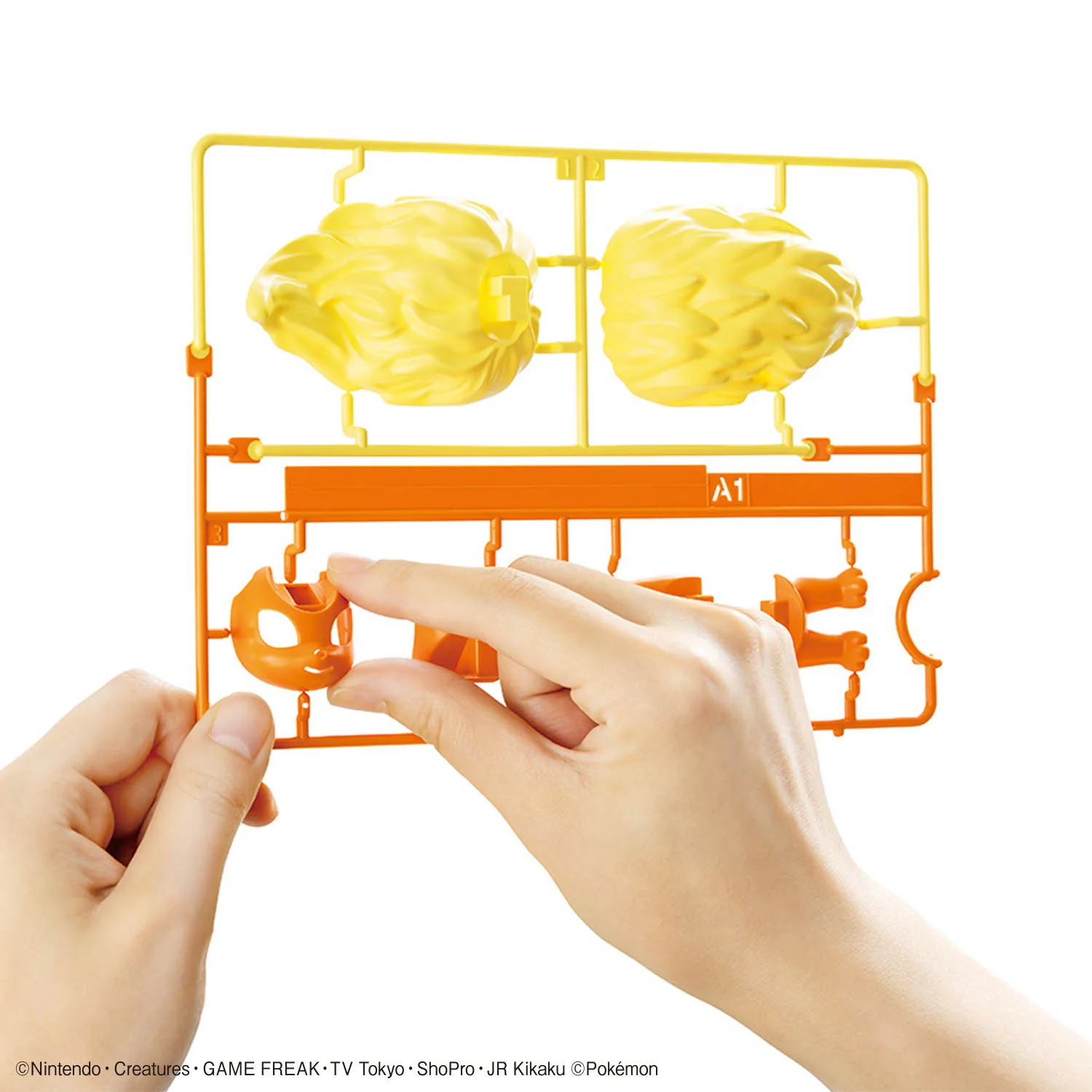 Bandai Pokemon Plamo Collection Quick!! 25 Flareon Model Kit - Image 5
