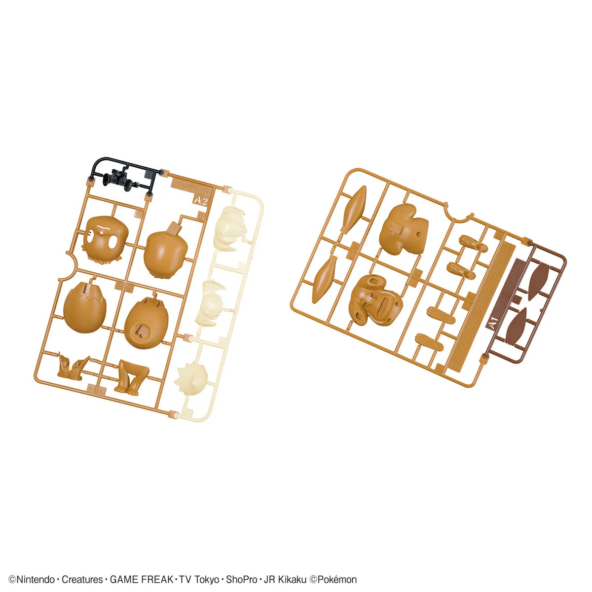 Bandai Pokemon Plamo Collection Quick!! 04 Eevee Model Kit - Image 3
