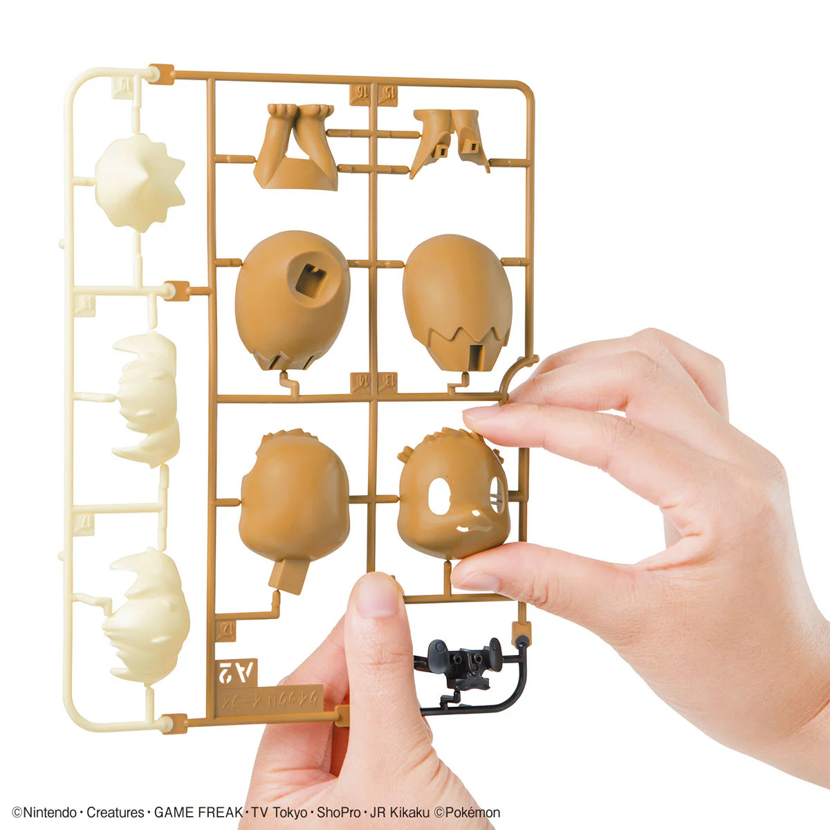 Bandai Pokemon Plamo Collection Quick!! 04 Eevee Model Kit - Image 4