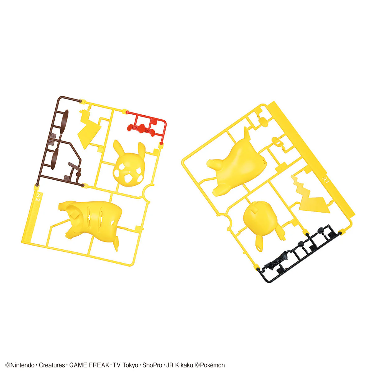 Bandai Pokemon Plamo Collection Quick!! 03 Pikachu Battle Pose Model Kit - Image 3