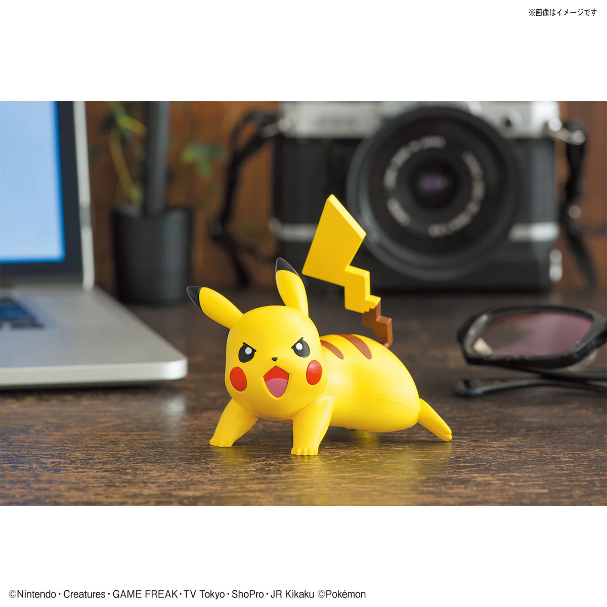Bandai Pokemon Plamo Collection Quick!! 03 Pikachu Battle Pose Model Kit - Image 6