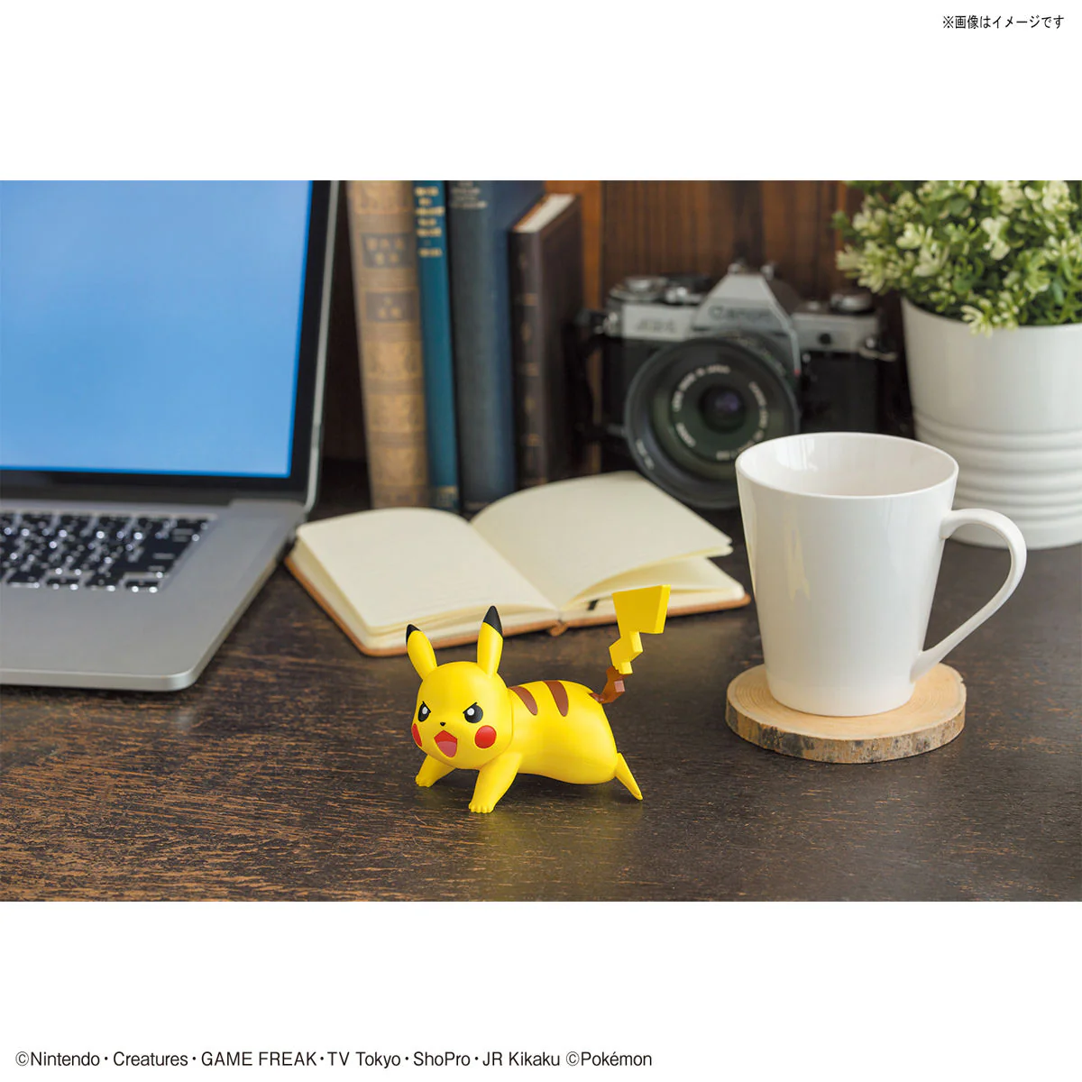 Bandai Pokemon Plamo Collection Quick!! 03 Pikachu Battle Pose Model Kit - Image 7