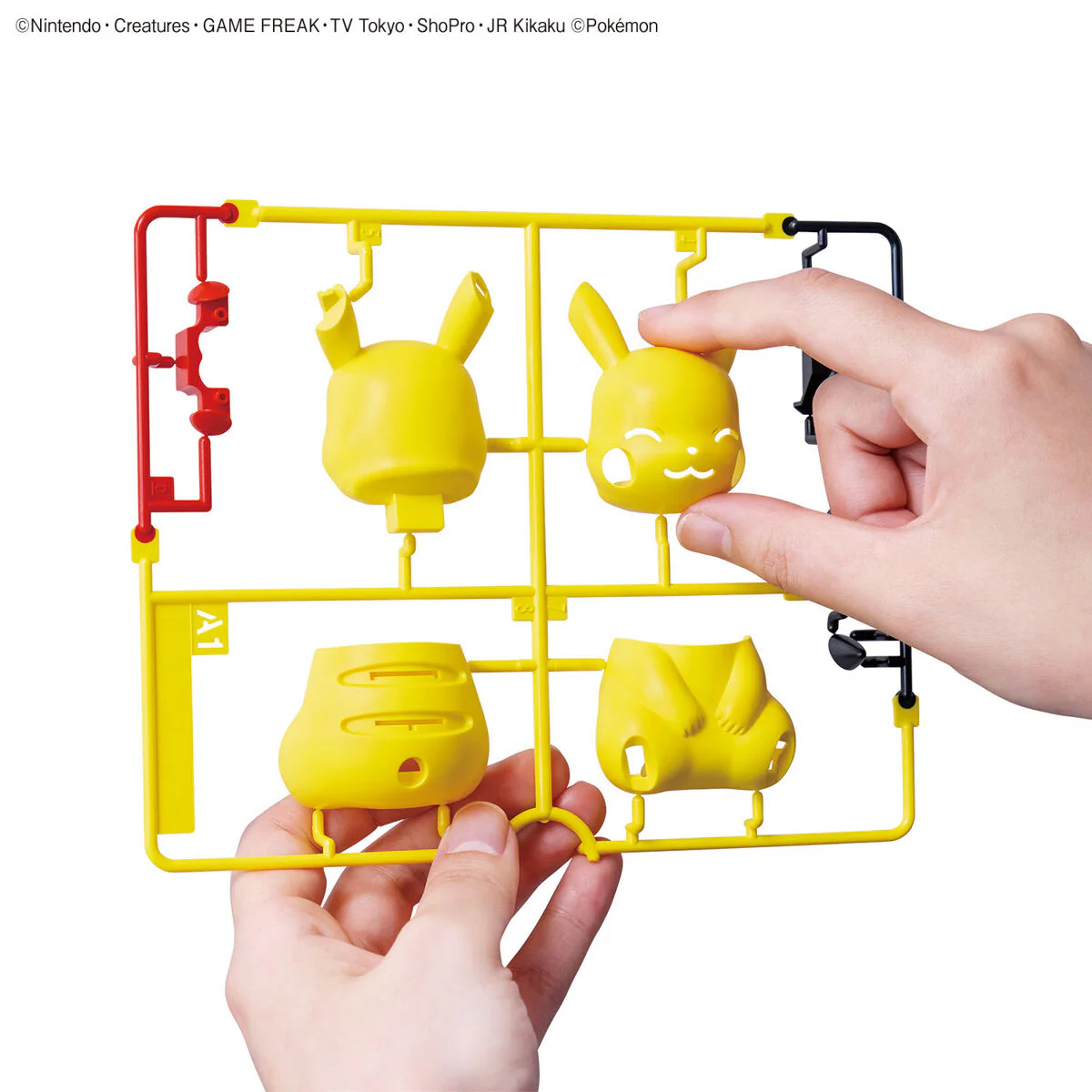 Bandai Pokemon Plamo Collection Quick!! 16 Pikachu (Sitting Pose) Model Kit - Image 4