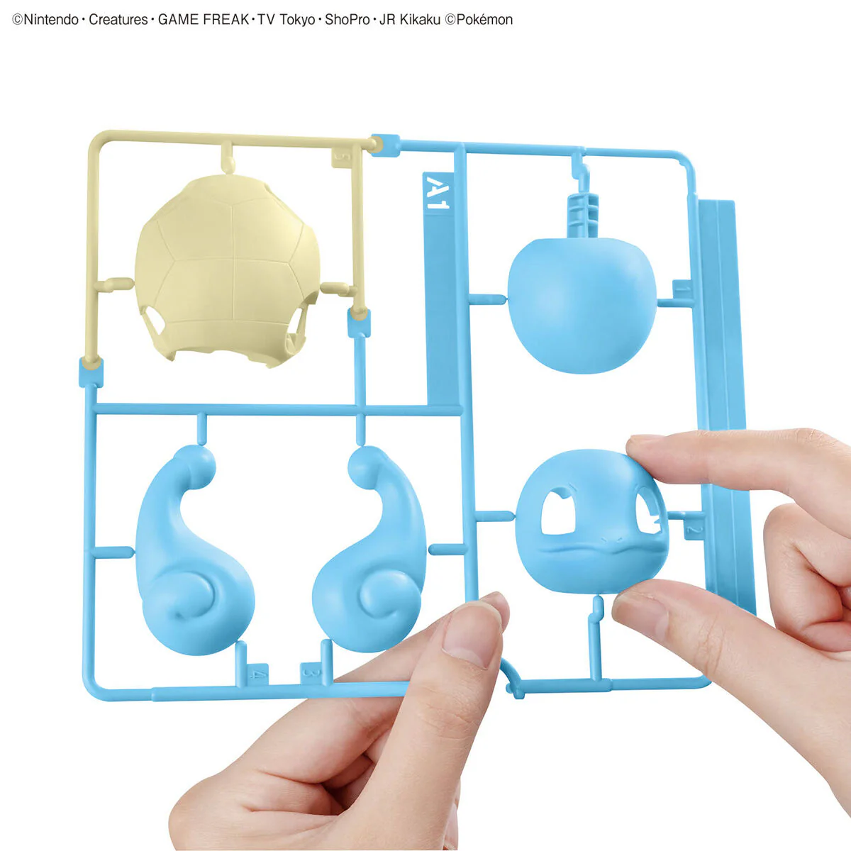 Bandai Pokemon Plamo Collection Quick!! Squirtle Model Kit - Image 5