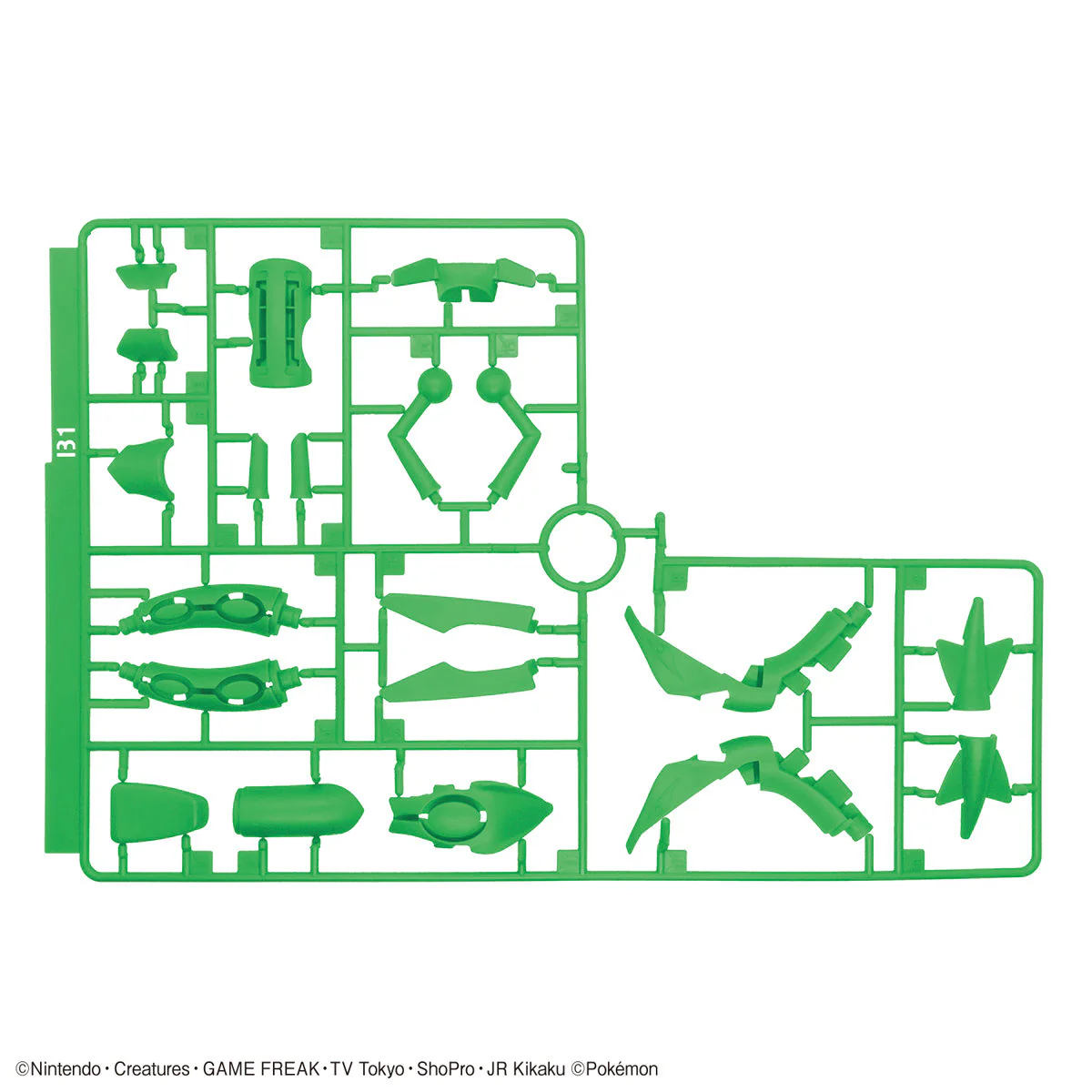 Bandai Pokemon Plamo Collection Select Rayquaza Model Kit - Image 7