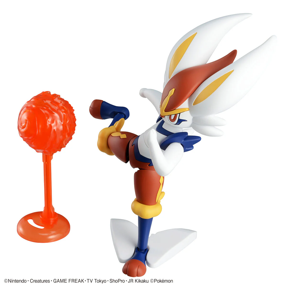Bandai Pokemon Plamo Select Cinderace Model Kit - Image 4
