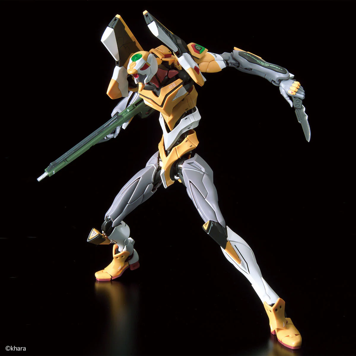 Bandai RG 1/144 Evangelion Production Model EVA Unit-00 DX Positron Cannon Set Model Kit - Image 10