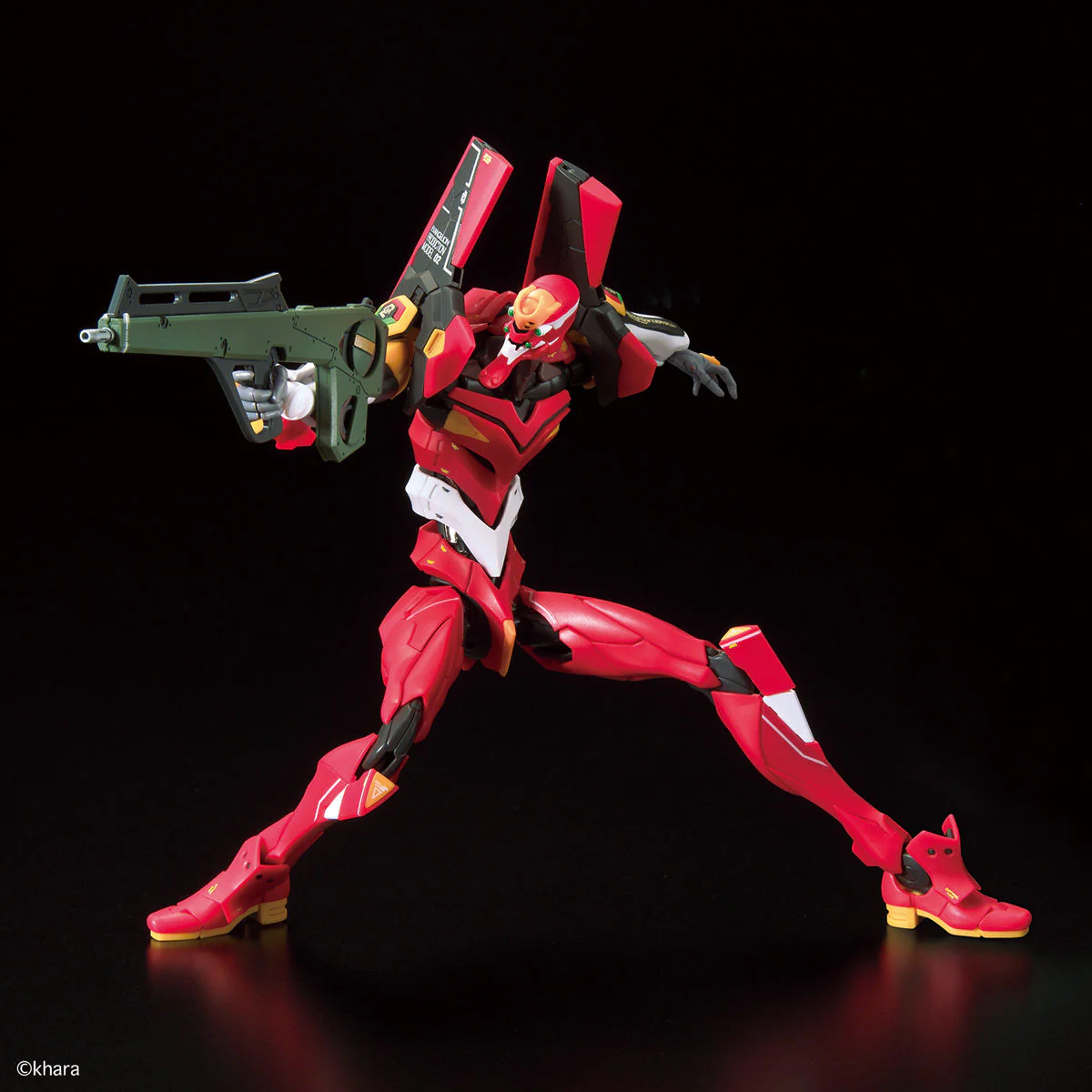 Bandai RG 1/144 Evangelion Production Model EVA Unit-02 Model Kit - Image 3