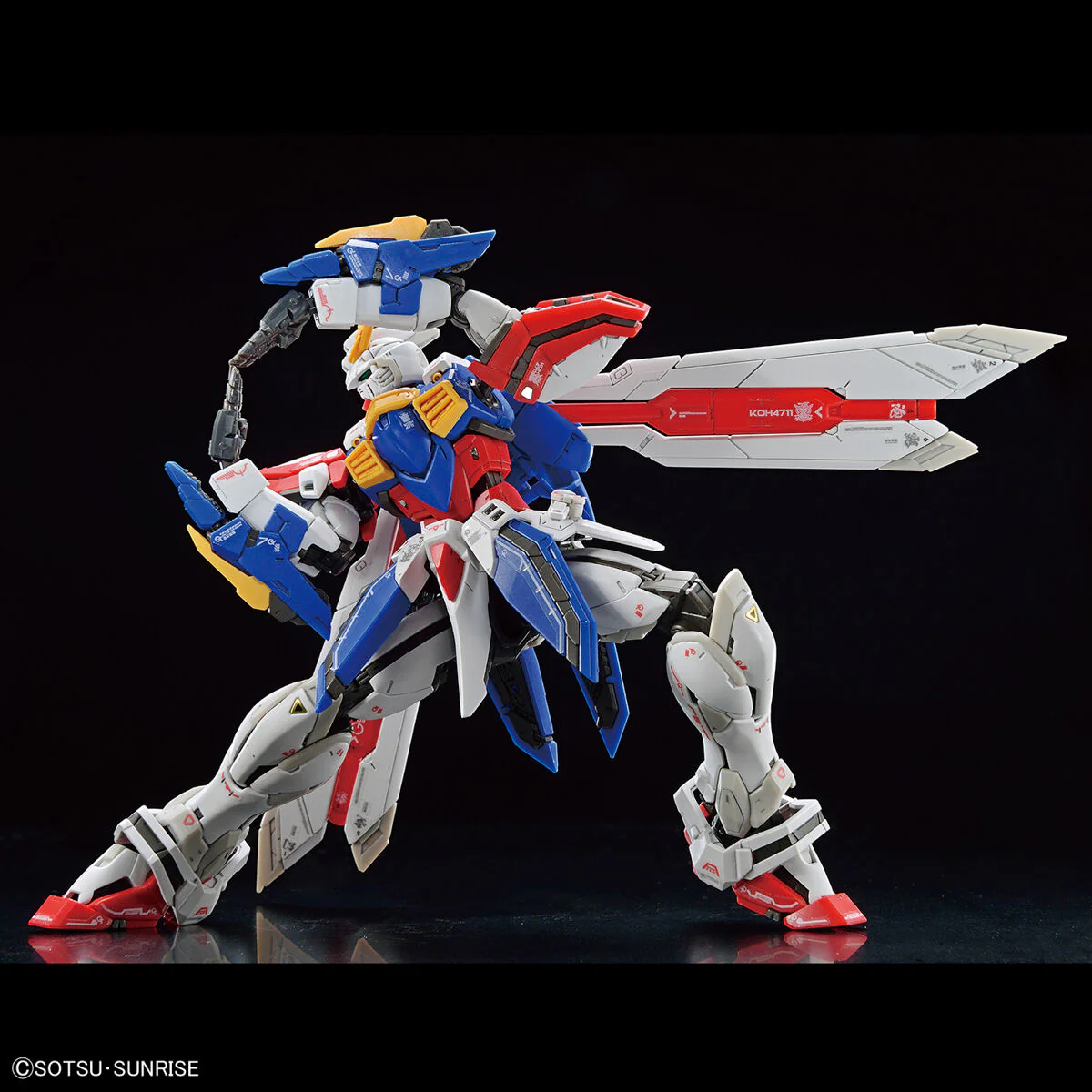Bandai RG #037 1/144 GF13-017NJII God Gundam Model Kit - Image 5