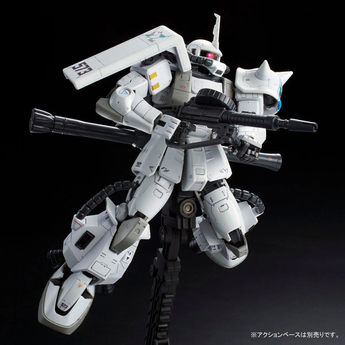 Bandai RG 1/144 MS-06R-1A Shin Matsunaga's Zaku Ⅱ Model Kit - Image 6