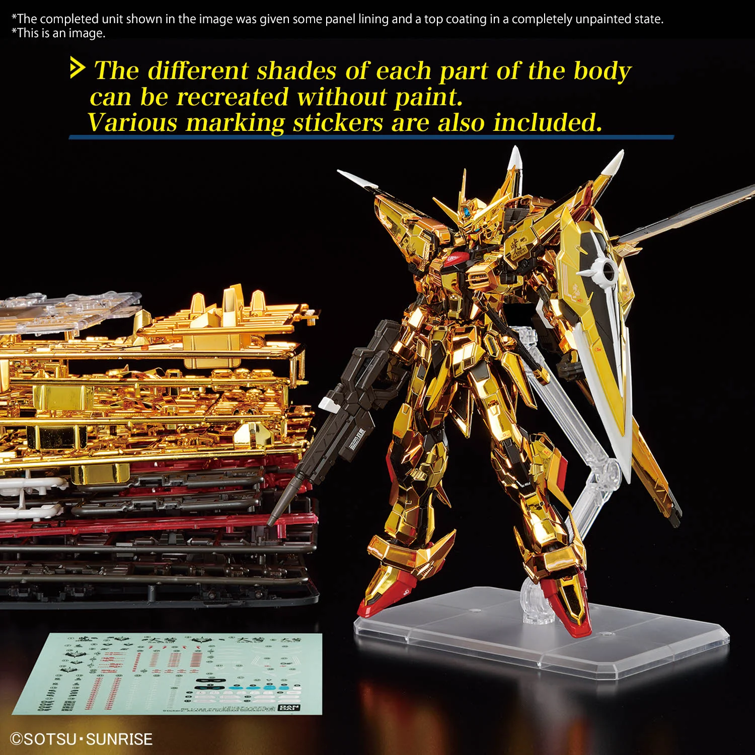 Bandai RG 1/144 ORB-01 Akatsuki Gundam Oowashi Unit Model Kit - Image 20