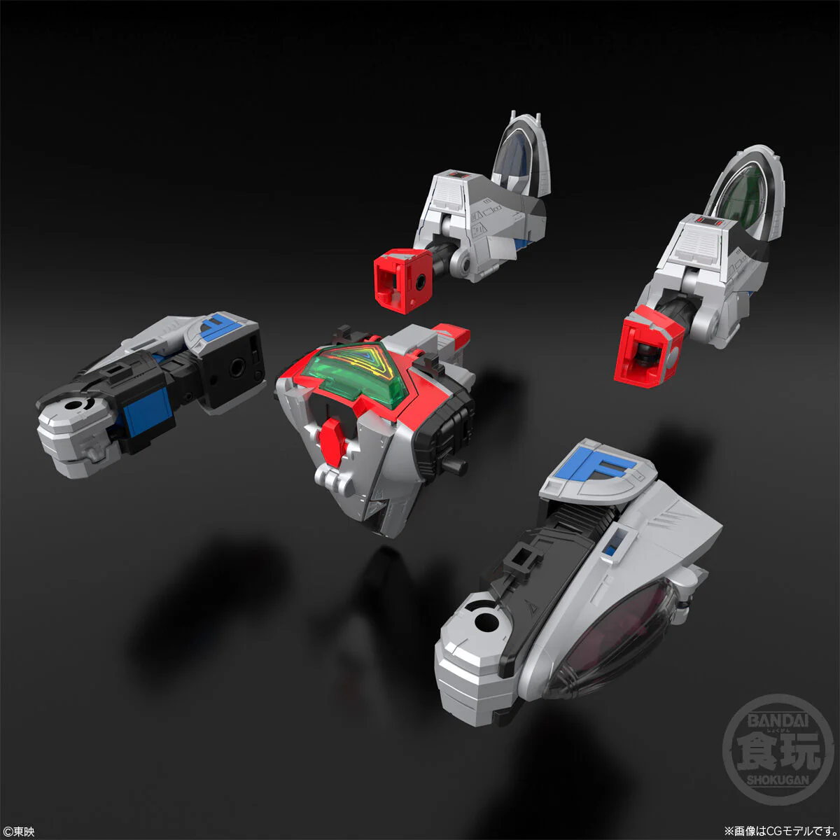 Bandai SMP [SHOKUGAN MODELING PROJECT] Mirai Sentai Timeranger 3D Formation Time Robo Model Kit - Image 5