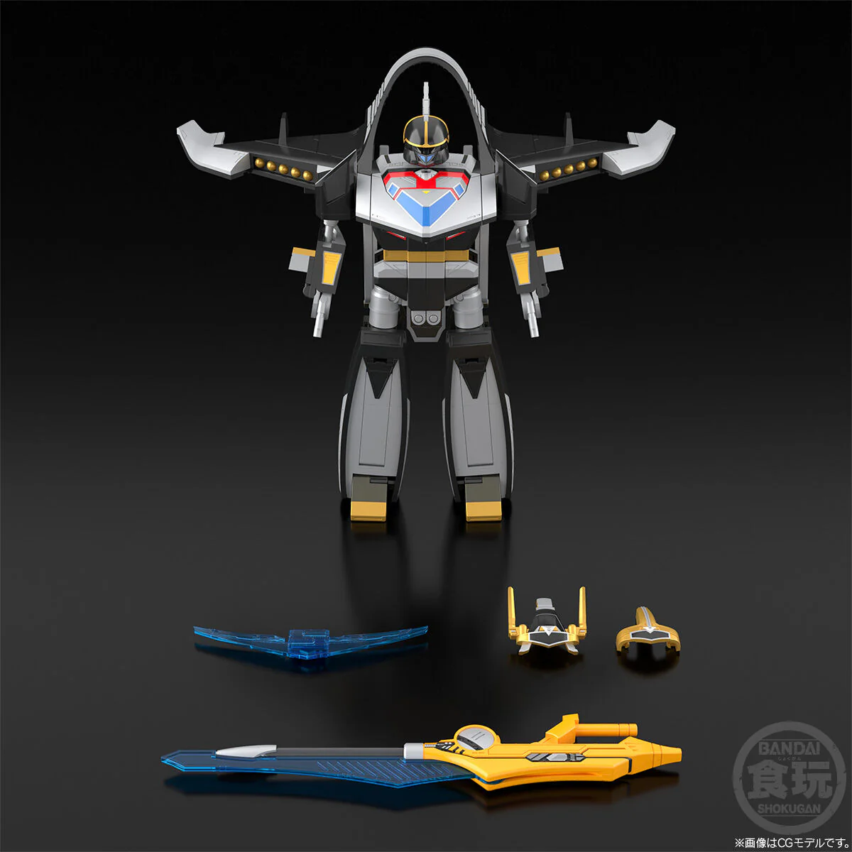 Bandai SMP [SHOKUGAN MODELING PROJECT] Mirai Sentai Timeranger Delta Formation Time Shadow Model Kit - Image 10