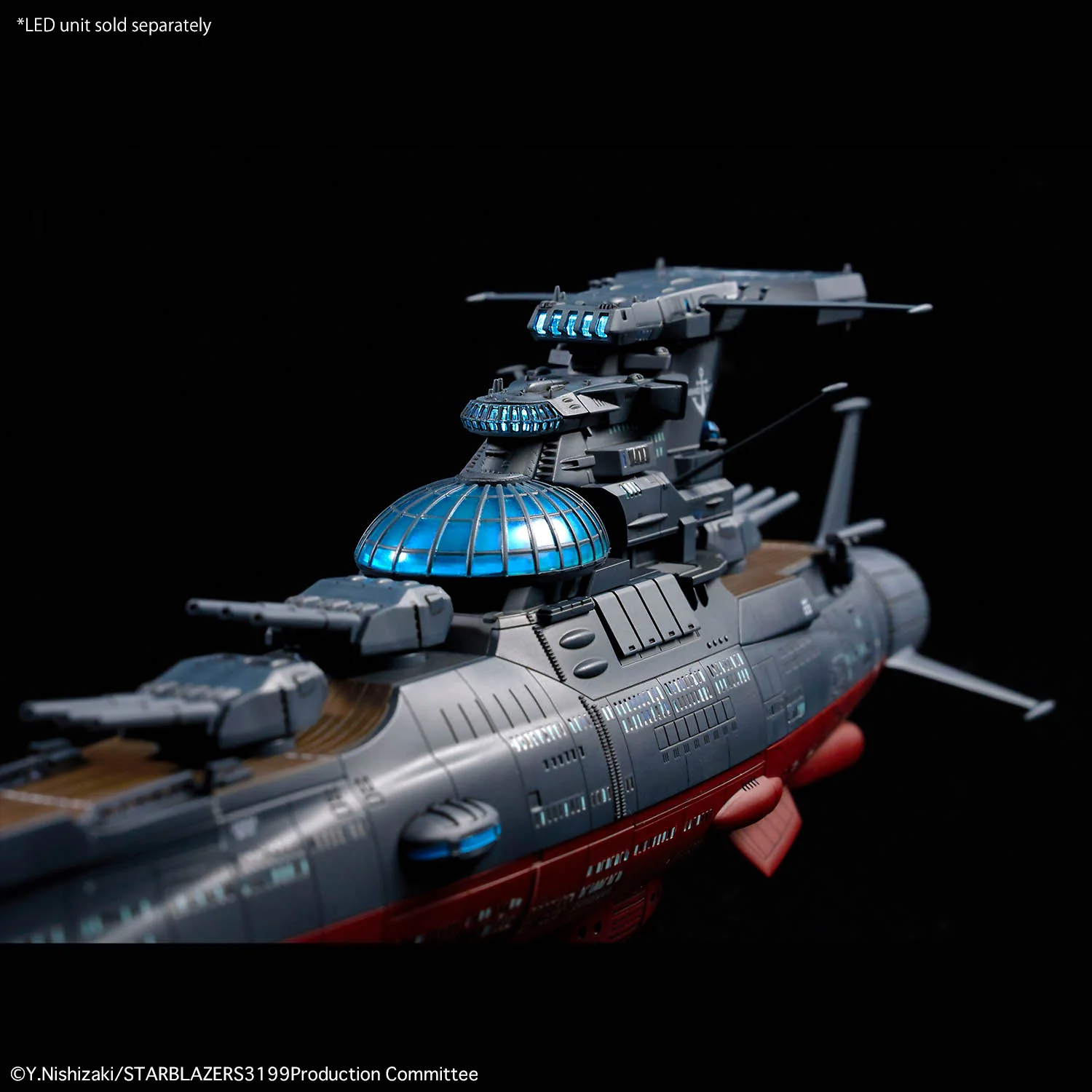 Bandai Star Blazers 1/1000 The Experimental Ship of Transcendental Dimension BBY-03 Ginga [3199] Model Kit - Image 12