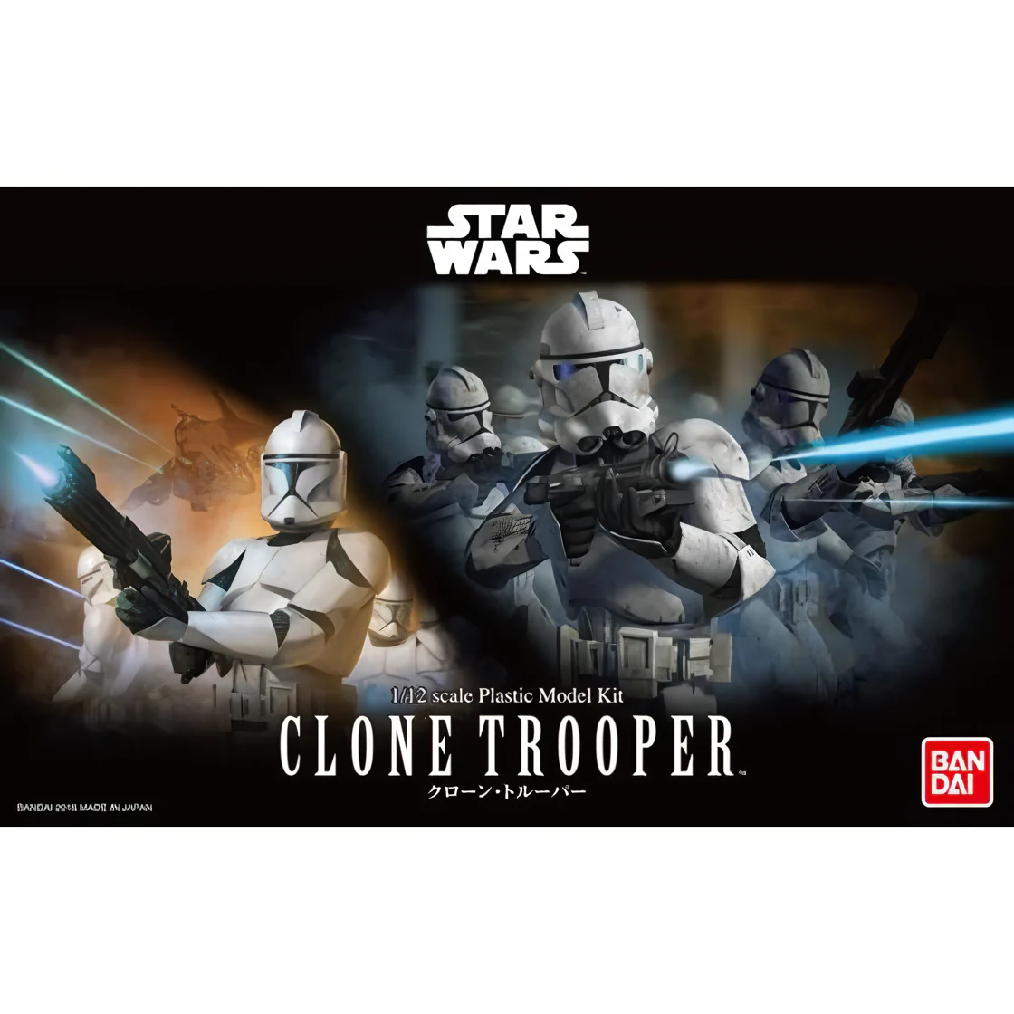 Bandai Star Wars Character Line 1/12 Clone Trooper Model Kit - Image 3