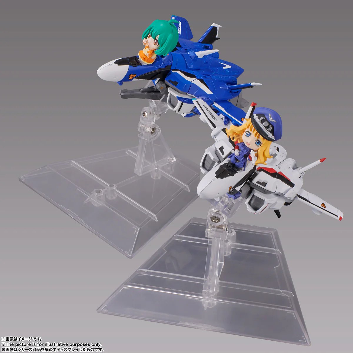 Bandai Tamashii Nation Tiny Session VF-25G Messiah Valkyrie (Michael Use) With Ranka Action Figure - Image 10