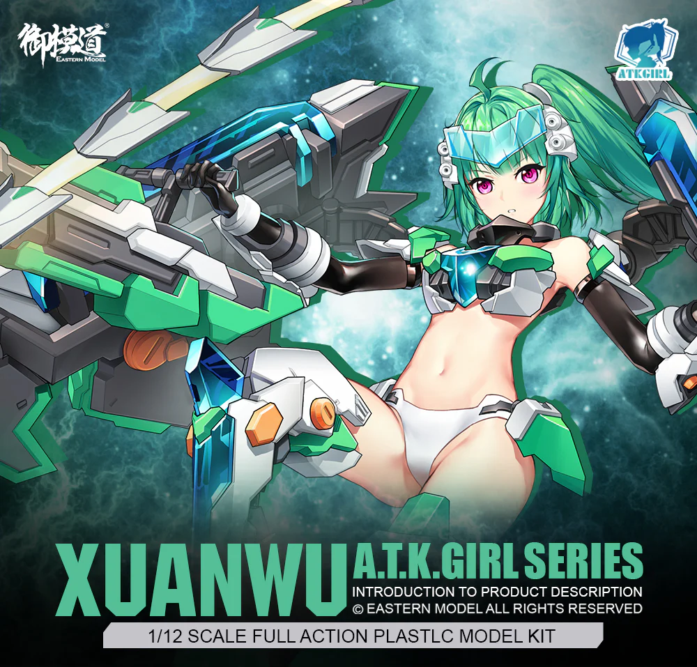 Eastern Model ATK Girl Divine Beast Black Tortoise (Xuanwu) Model Kit - Image 10
