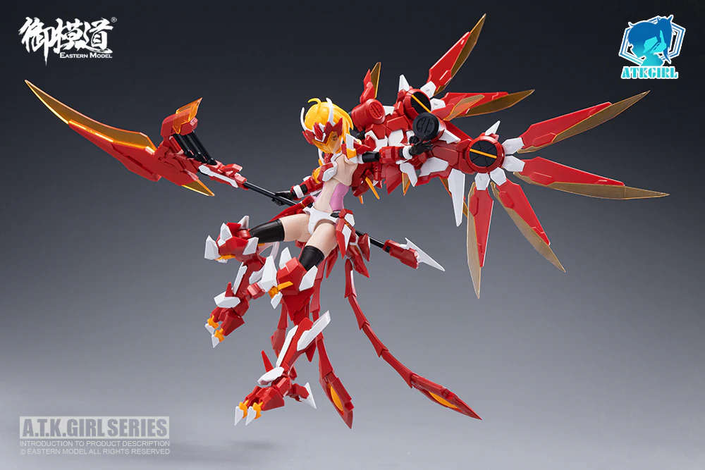 Eastern Model ATK Girl Divine Beast Vermilion Bird (Zhuque) Model Kit - Image 4