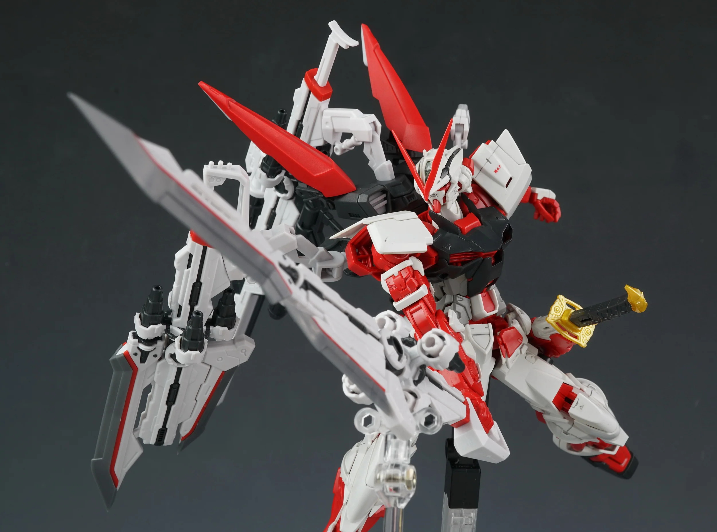 Effect Wing MG 1/100 Gundam Astray Red Frame/Blue Frame Flight Unit - Image 14
