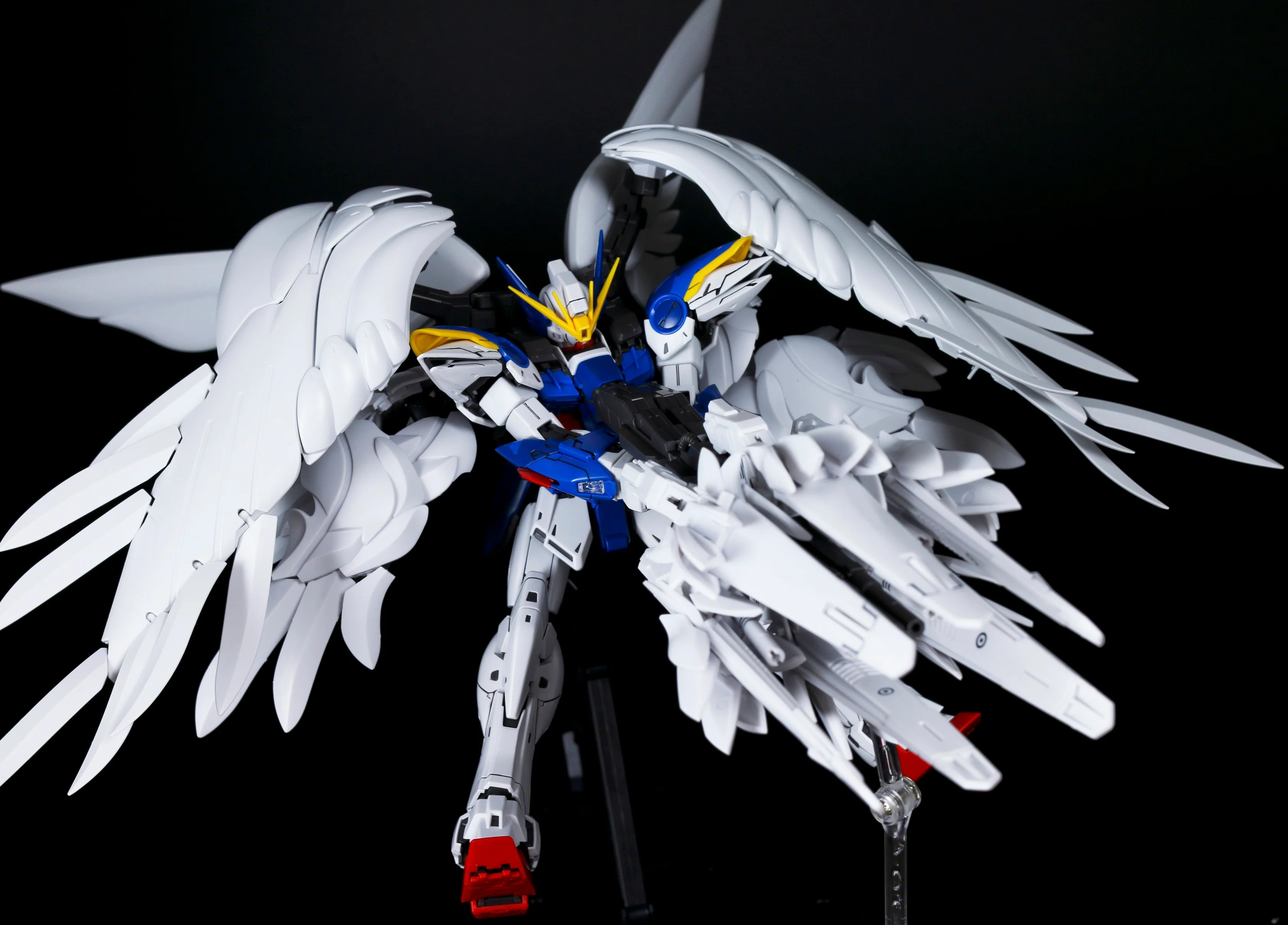 Effect Wing MG 1/100 Gundam Wing Zero Custom Snow White Prelude Add On - Image 6