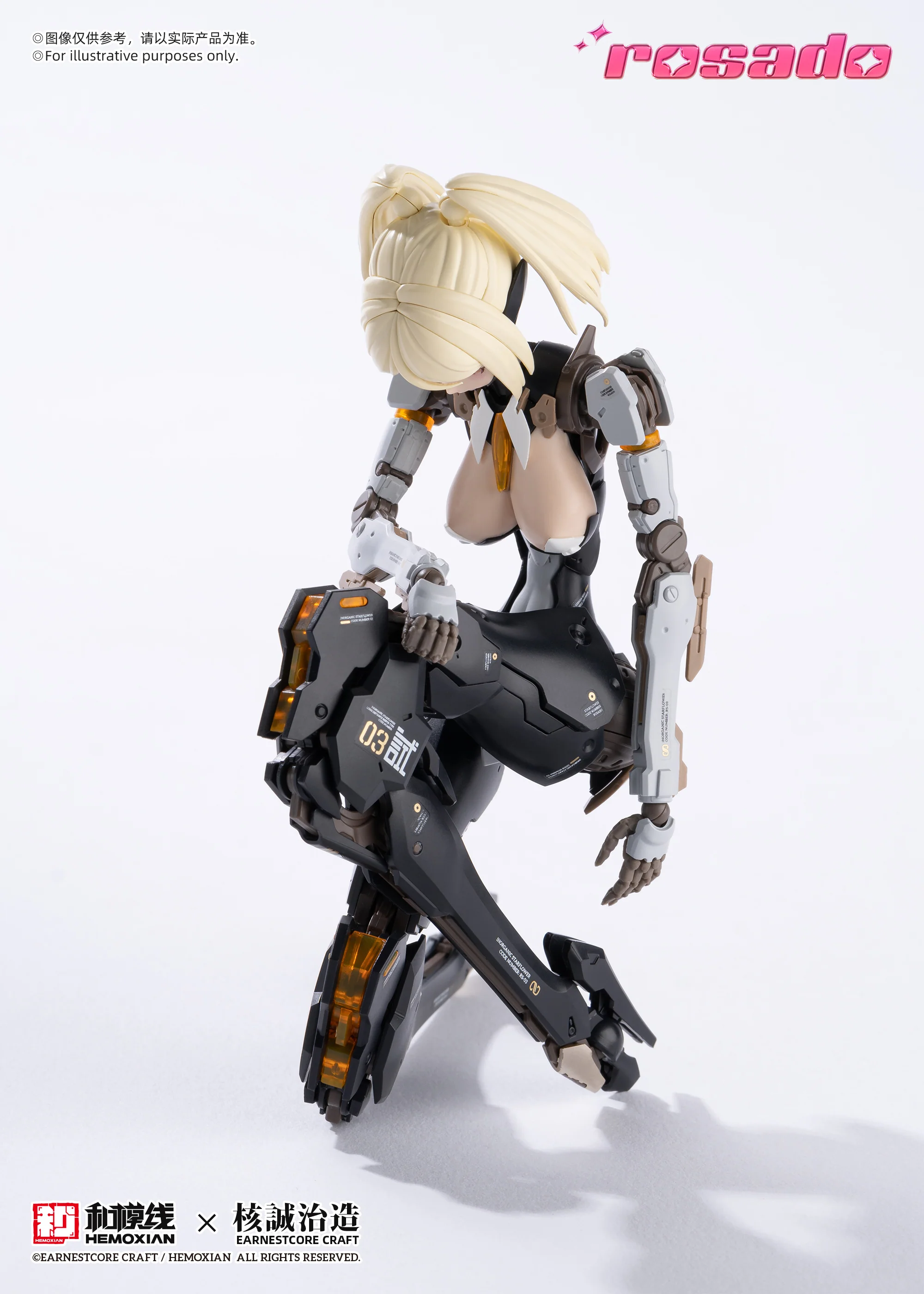 Hemoxian X Earnestcore Craft Rosado Project 1/10 Starflower Lilly MK3 1/10 Model Kit - Image 9