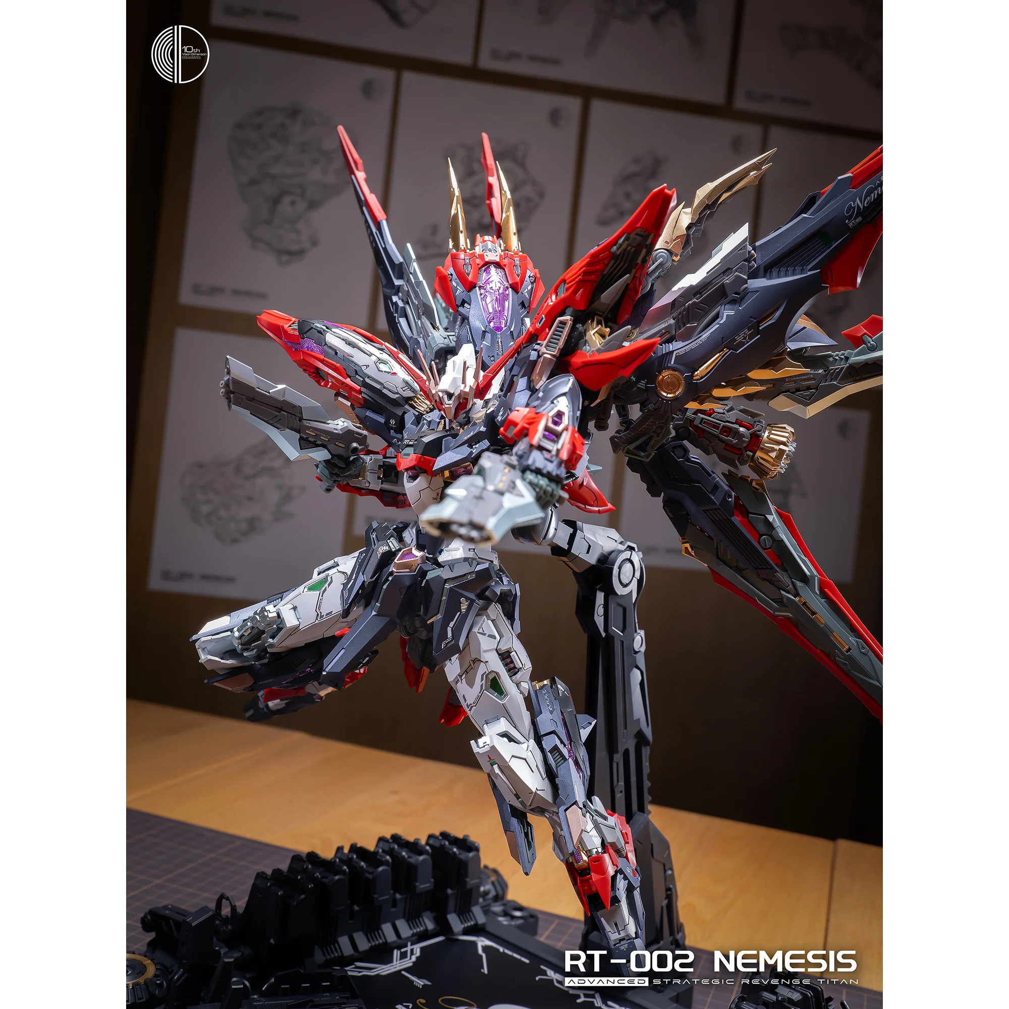 Infinite Dimension 1/100 Advanced Strategic Revenge Titan RT-002 Nemesis Model Kit - Image 5