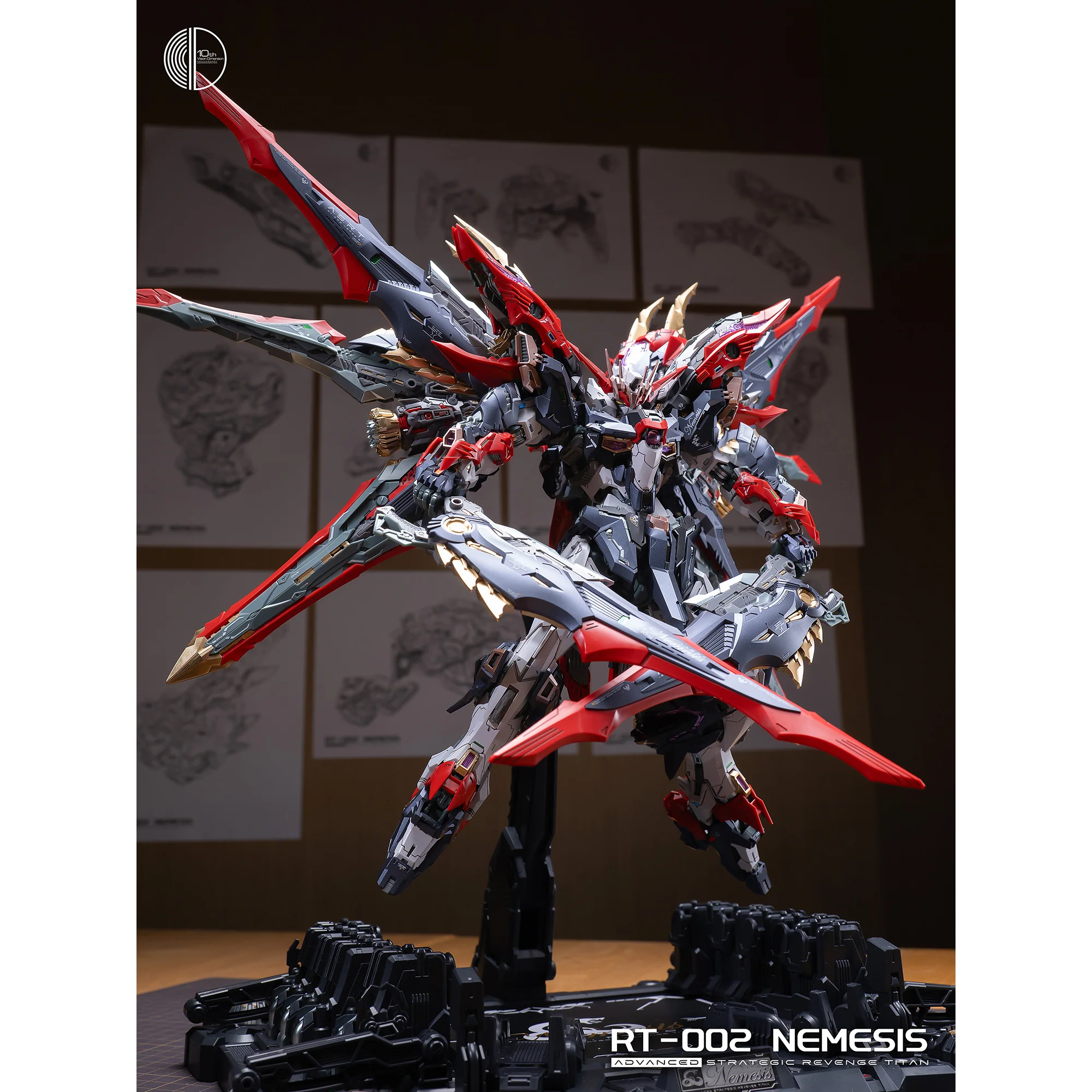 Infinite Dimension 1/100 Advanced Strategic Revenge Titan RT-002 Nemesis Model Kit - Image 6