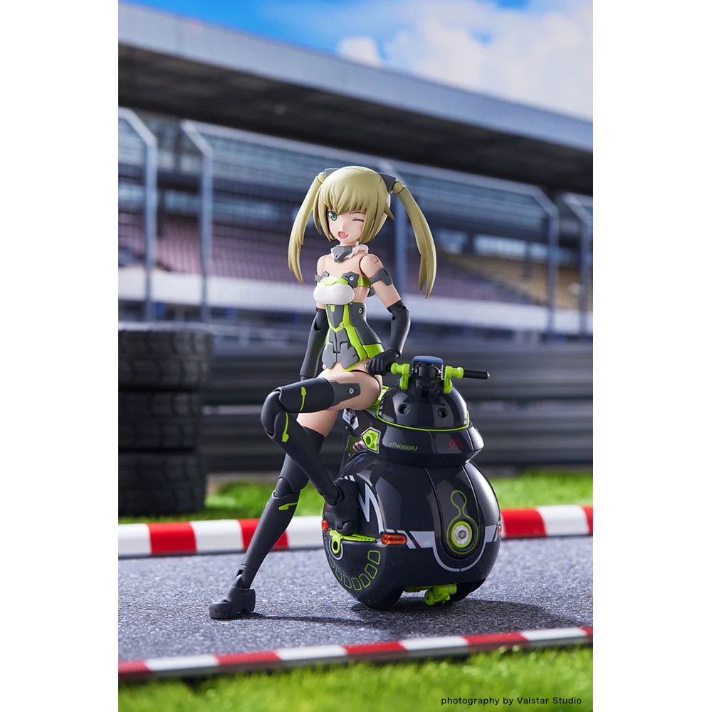 Kotobukiya Frame Arms Girl Innocentia [Racer] & Noseru [Racing Specs Ver.] Model Kit - Image 2