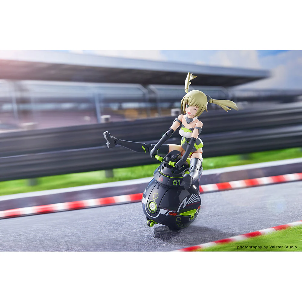 Kotobukiya Frame Arms Girl Innocentia [Racer] & Noseru [Racing Specs Ver.] Model Kit - Image 4
