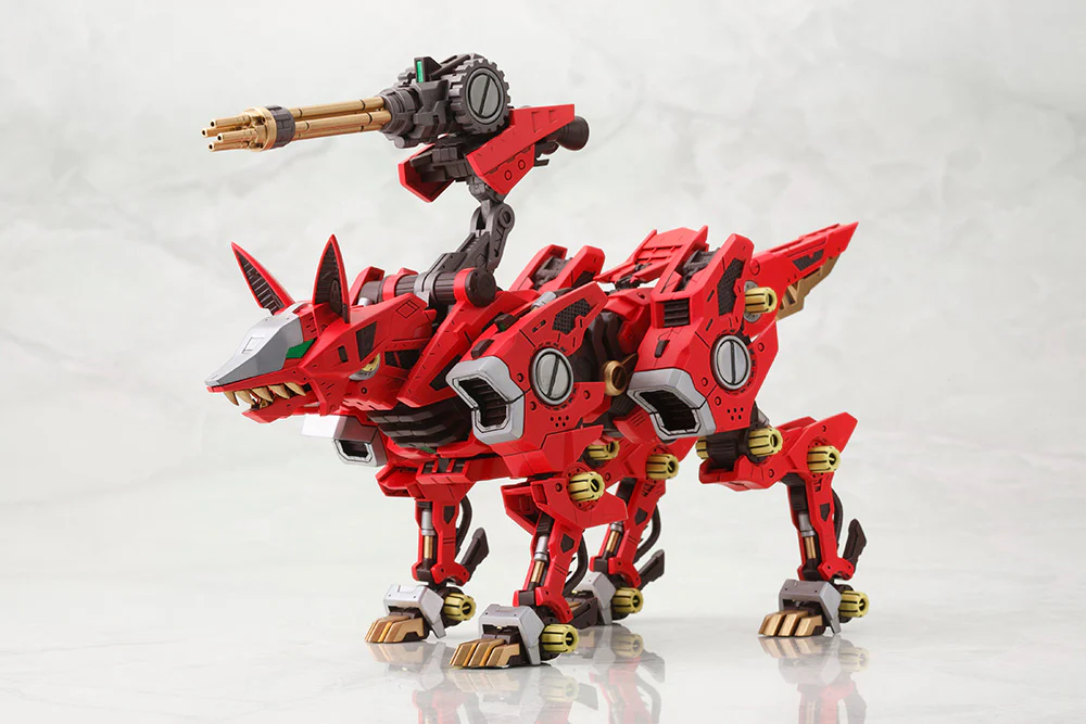 Kotobukiya HMM 1/72 ZOIDS RZ-046 Fire Fox Marking Plus Ver. Model Kit - Image 5