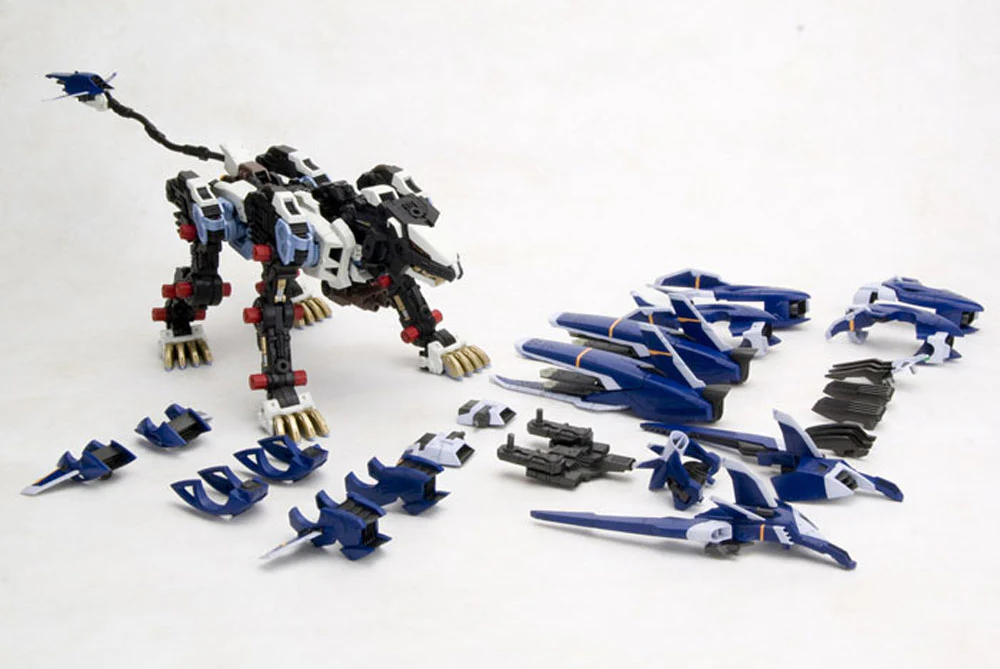Kotobukiya HMM ZOIDS 1/72 RZ-041 Liger Zero Jager Marking Plus Ver.Model Kit - Image 13
