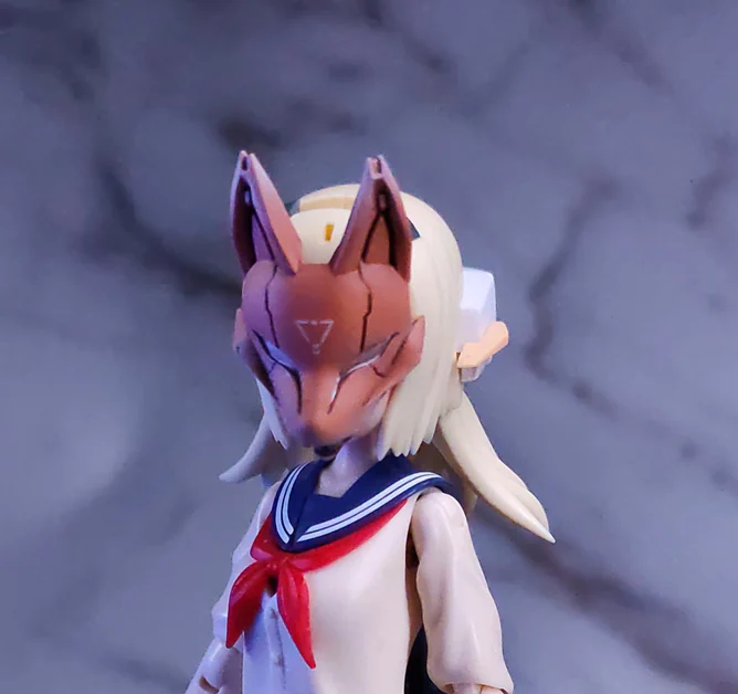 Shirazumi Workshop Fox Mask Resin Kit - Image 8